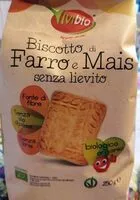 Mängden socker i biscotto farro e mais senza lievito