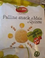 Mängden socker i Palline snack di Mais e Quinoa