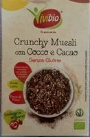 Mängden socker i Crunchy muesli con cocco e cacao