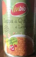 Mängden socker i Zuppa di quinoa e Lenticchie