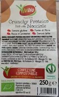 Mängden socker i Crunchy proteico bio con nocciole