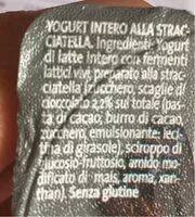 Mängden socker i Yogurt intero - 125g - Gusto stracciatella