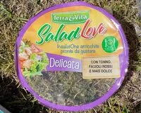 Mängden socker i Insalata delicata con tonno, fagioli rossi e mais