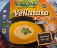 Mängden socker i Vellurata di carote e robiola