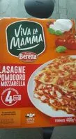 Mängden socker i lasagne pomodoro e mozzarella