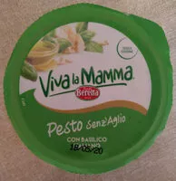 Mängden socker i Viva la mamma pesto senz'aglio con basilico italiano