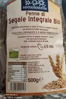 Mängden socker i Penne di segale integrale bio