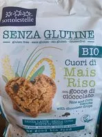 Mängden socker i Cuori di mais e riso con gocce di cioccolato