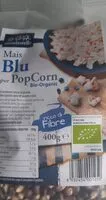 Mängden socker i Mais blu per popcorn bio organic