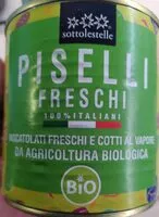 Mängden socker i Piselli freschi