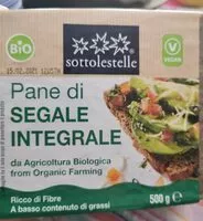 Mängden socker i Pane di segale integrale