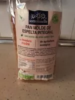 Mängden socker i Pan de molde de espelta integral