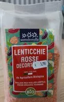 Mängden socker i Lenticchie rosse decorticate