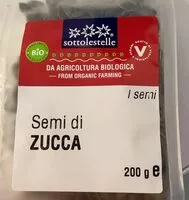 Mängden socker i Semi di zucca