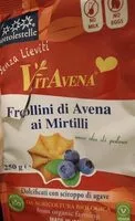 Mängden socker i Vitavena frollini di avena ai mirtilli