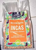 Mängden socker i Mix per zuppa Incas