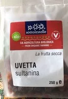 Mängden socker i Uvetta sultanina