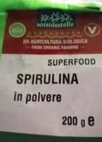 Mängden socker i Spirulina in polvere