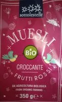 Mängden socker i Muesli croccante frutta rossi