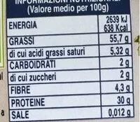 Mängden socker i Semi di canapa decorticati bio