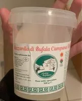 Mängden socker i Mozzarella du bufala campana DOP