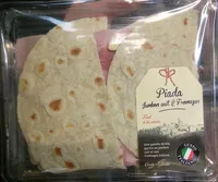 Mängden socker i Piada - Jambon Cuit & Fromages
