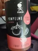 Mängden socker i Spremuta di pompelmo