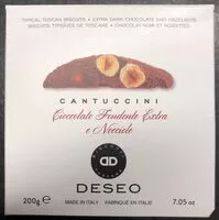 Mängden socker i Cantuccini cioccolato e nocciole
