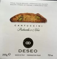 Mängden socker i Cantuccini Pistaches Et Noix