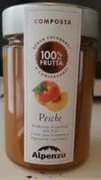 Mängden socker i Composta di frutta alle Pesche