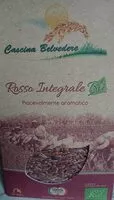 Mängden socker i Rosso Integrale rice