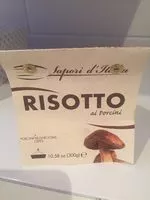 Mängden socker i Risotto aux champignon