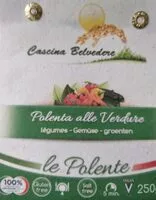 Mängden socker i Polenta alle verdure