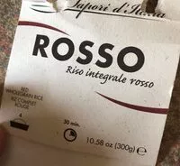 Mängden socker i Riso intregrale rosso