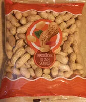 Mängden socker i Erdnüsse in der Schale