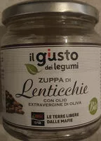 Mängden socker i zuppa di lenticchie bio
