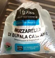 Mängden socker i Mozzarella di bufala campana