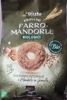 Mängden socker i Frollini farro e mandorle