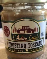 Mängden socker i Crostino toscano