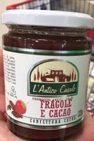 Mängden socker i Fragole e cacao