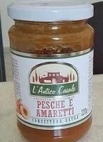 Mängden socker i Confettura extra pesche e amaretti