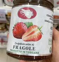 Mängden socker i Confettura fragole