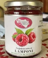 Mängden socker i Confettura extra di lamponi