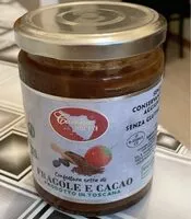 Mängden socker i Confettura extra fragole e cacao
