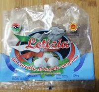 Mängden socker i Mozzarella di Bufala Campana
