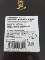 Mängden socker i Carpaccio di Baccalà