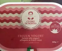 Mängden socker i Gelato frozen yogurt