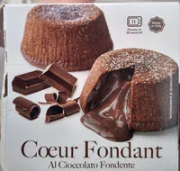 Mängden socker i Coeur fondant al cioccolato fondente
