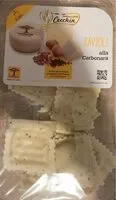 Mängden socker i Ravioli alla carbonara