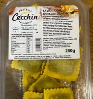 Mängden socker i Ravioli con spinaci e strachicco